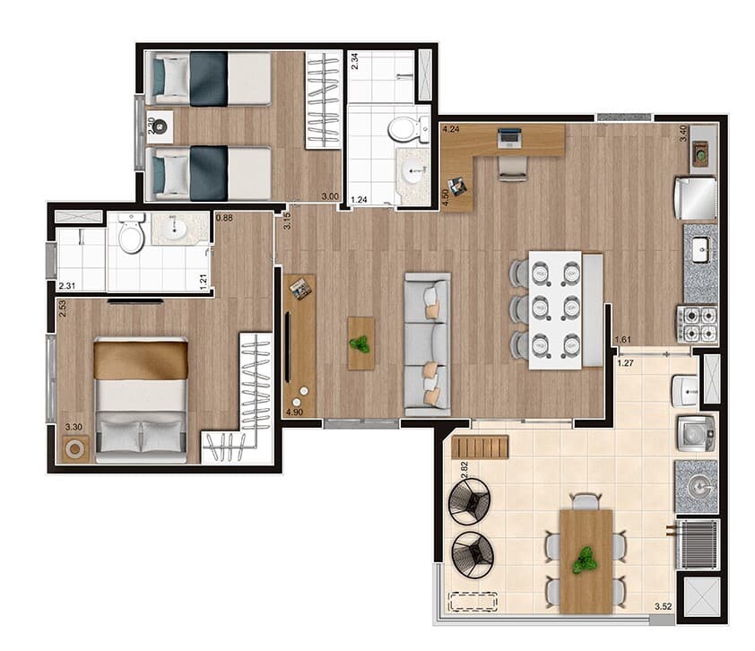 Planta 7 — Like Casa Verde