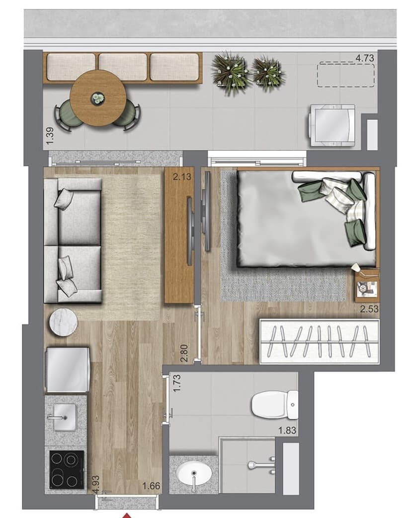 Planta 2 — La Vida Estilo Barroco - Residencial